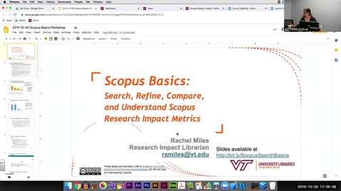 Thumbnail for entry Scopus Basics: Search, Refine, Compare, and Understand Scopus Research Impact Metrics
