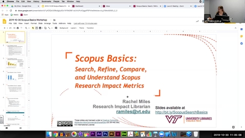 Thumbnail for Scopus Basics: Search, Refine, Compare, and Understand Scopus Research Impact Metrics