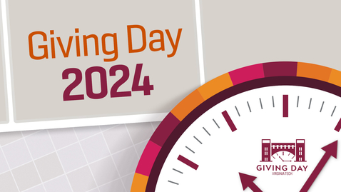 Thumbnail for entry Hokies come together for Giving Day 2024