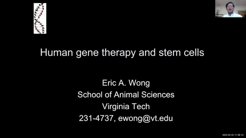 Thumbnail for Human Stem Cell and Gene Therapy February 23, 2023