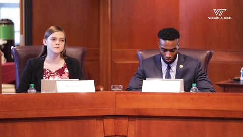 Thumbnail for Student Representatives to Board of Visitors give voice to student perspective 