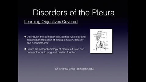 Thumbnail for Pleural Disease