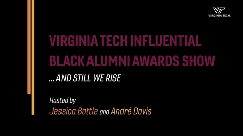 Thumbnail for 2021 Influential Black Alumni Awards Ceremony