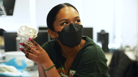 Thumbnail for Honors College senior merges art, engineering, and activism in campus exhibit