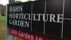 Go to A stroll through Hahn Horticulture Garden with duration: 57 seconds