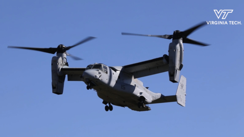 Thumbnail for entry Homecoming game features flyover of four Marine Corps MV-22B Ospreys