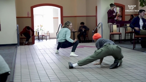 Thumbnail for entry Dance company surprises diners at Owens Food Court