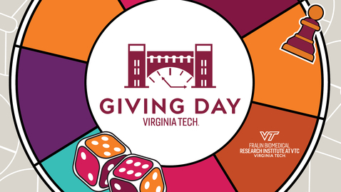 Thumbnail for entry Thank you from the Fralin Biomedical Research Institute - #VTGivingDay