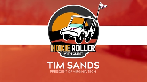 Thumbnail for entry Hokie Roller - President Sands