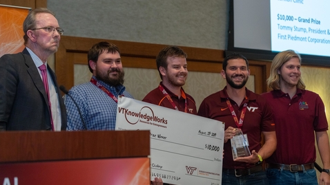 Thumbnail for Virginia Tech hosts Global Entrepreneur Challenge for 10th year