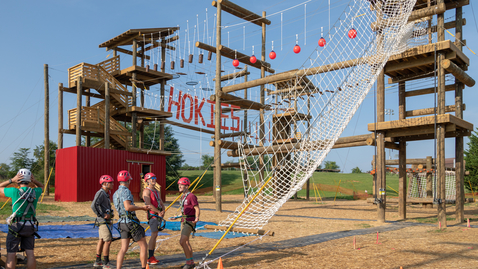 Thumbnail for entry Venture Out unveils high ropes challenge course