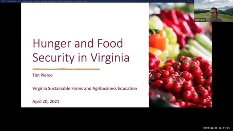 Thumbnail for Food insecurity and hunger in Virginia