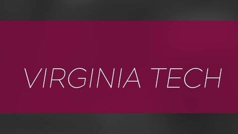 Thumbnail for entry Why I chose Virginia Tech: Rebecca