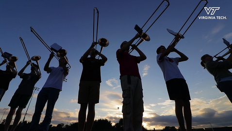 Thumbnail for entry Marching Virginians embody Virginia Tech's Ut Prosim motto