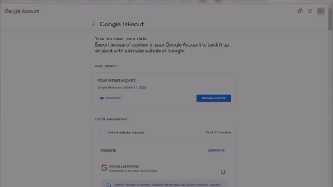 Thumbnail for Google - Takeout Photo Instructions