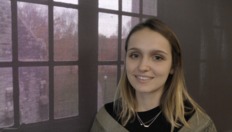 Go to Ut Prosim Stories: Emily Burke with duration: 1 minute, 11 seconds