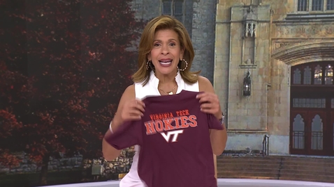 Thumbnail for entry Hoda Kotb honored with Virginia Tech’s 2022 University Distinguished Achievement Award
