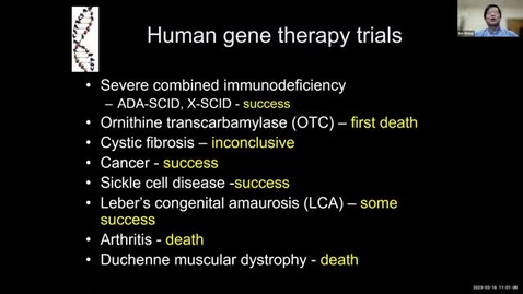 Thumbnail for Human Stem Cell and Gene Therapy March 16, 2023