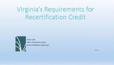 Go to Virginia's Requirements for Recertification Credit with duration: 10 minutes, 33 seconds