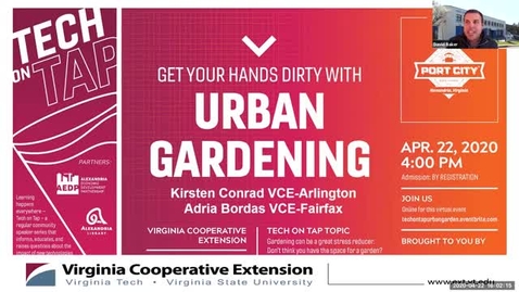 Thumbnail for entry Tech on Tap: Get your hands dirty with Urban Gardening