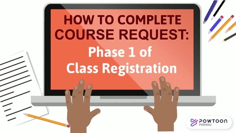 Thumbnail for entry How to Complete Course Request