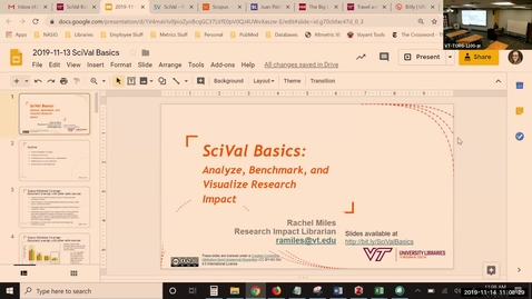 Thumbnail for SciVal Basics: Analyze, Benchmark, and Visualize Research Impact