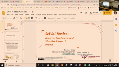 Thumbnail for entry SciVal Basics: Analyze, Benchmark, and Visualize Research Impact