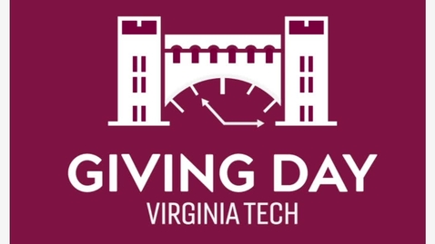 Thumbnail for entry 2019 Virginia Tech Giving Day