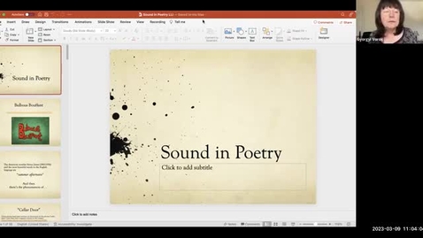 Thumbnail for Writing Poetry March 9, 2023