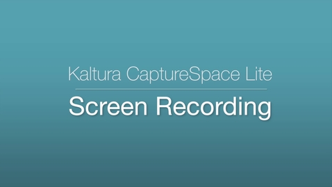 Thumbnail for CaptureSpace Lite - Screen Recording