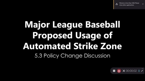 Thumbnail for 5.3 Policy Change Discussion