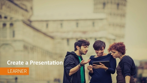 Thumbnail for ePortfolio - Create a Presentation - Students