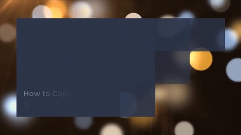 Thumbnail for Qualtrics - Copying a Project