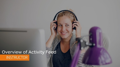 Thumbnail for D2L Activity Feed - Overview - Instructors