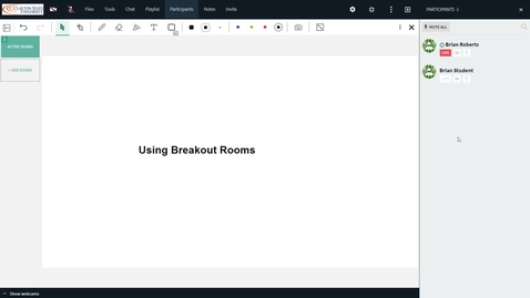 Thumbnail for Breakout rooms in Newrow
