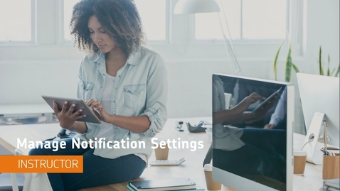 Thumbnail for Manage Notification Settings - D2L