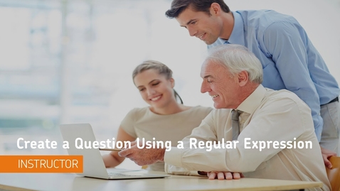 Thumbnail for D2L Quizzes - Question Library, Create a Question Using a Regular Expression - Instructor