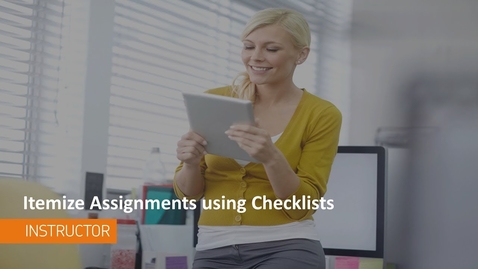 Thumbnail for entry D2L Teaching Tips - Itemize Assignments using Checklists - Instructor