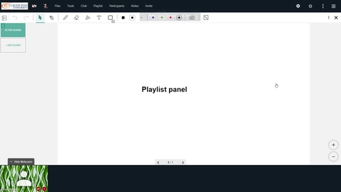 Thumbnail for Playlist panel in newrow