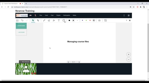 Thumbnail for Managing Files in Newrow