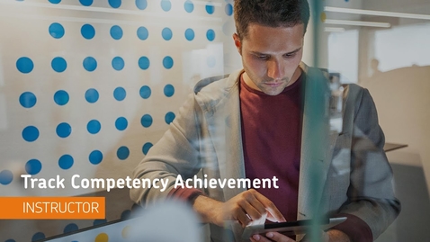 Thumbnail for entry D2L Competencies - Tracking Competency Achievement - Instructor