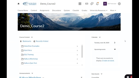 Thumbnail for Teams Meeting Widget D2L - Overview Video