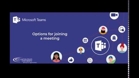 Thumbnail for entry Joining a Meeting - Microsoft Teams