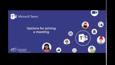 Thumbnail for Joining a Meeting - Microsoft Teams