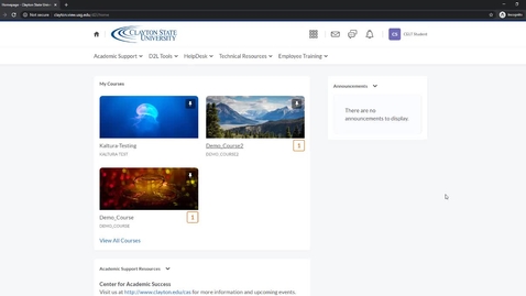 Thumbnail for Pinning A Course