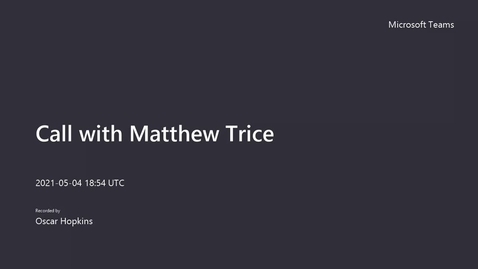 Thumbnail for Alumni Spotlight - Matthew Trice