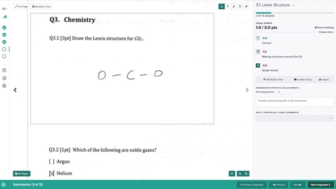 Thumbnail for entry Gradescope - Grading a Simple Question