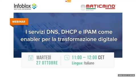 Miniatura per la voce I servizi DNS, DHCP e IPAM come enabler per la trasformazione digitale