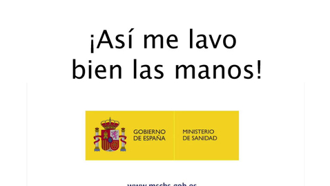 Miniatura para Coronavirus.  Así me lavo bien las manos
