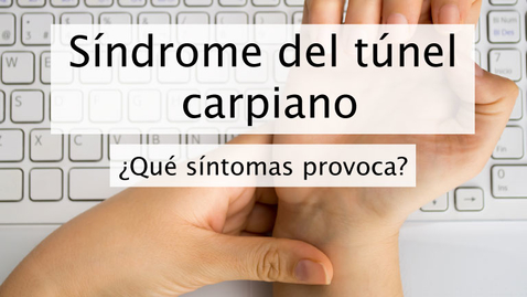 Miniatura para Síndrome del túnel carpiano